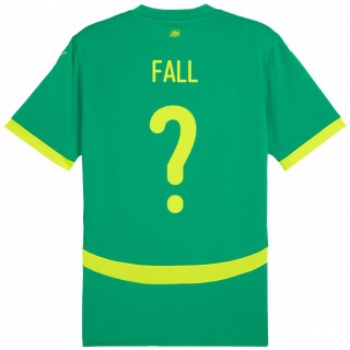 גברים סנגל Falilou Fall #0 יָרוֹק הרחק ג'רזי 24-26 חולצה קצרה