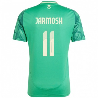 נשים ערב הסעודית Abdulaziz Jarmosh #11 יָרוֹק ג'רזי ביתית 24-26 חולצה קצרה