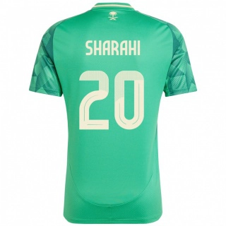 נשים ערב הסעודית Anwar Sharahi #20 יָרוֹק ג'רזי ביתית 24-26 חולצה קצרה