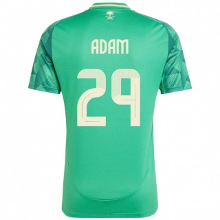 נשים ערב הסעודית Hamed Adam #29 יָרוֹק ג'רזי ביתית 24-26 חולצה קצרה