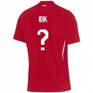 גברים טורקיה Ada İbik #0 אָדוֹם הרחק ג'רזי 24-26 חולצה קצרה