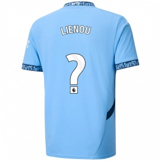 ילדים Jayden Lienou #0 כָּחוֹל כֵּהֶה ג'רזי ביתית 2024/25 חולצה קצרה