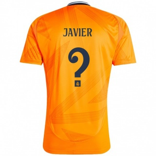 ילדים Javier Navarro #0 כָּתוֹם הרחק ג'רזי 2024/25 חולצה קצרה