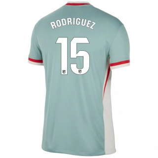 ילדים Cinta Rodríguez #15 כחול בז' בהיר הרחק ג'רזי 2024/25 חולצה קצרה