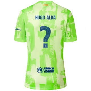 ילדים Hugo Alba #0 סִיד ג'רזי קיט שלישי 2024/25 חולצה קצרה