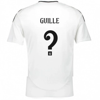 גברים Guille López #0 לָבָן ג'רזי ביתית 2024/25 חולצה קצרה