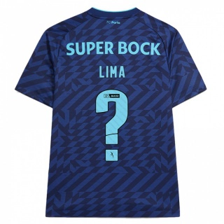 גברים Bernardo Lima #0 כָּחוֹל כֵּהֶה ג'רזי קיט שלישי 2024/25 חולצה קצרה