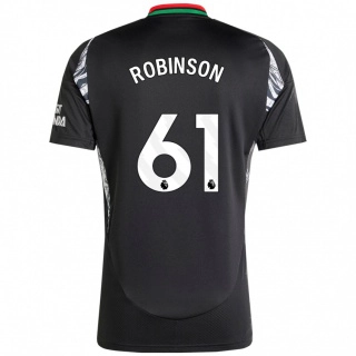 נשים Josh Robinson #61 שָׁחוֹר הרחק ג'רזי 2024/25 חולצה קצרה