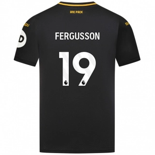 נשים Liv Fergusson #19 שָׁחוֹר הרחק ג'רזי 2024/25 חולצה קצרה