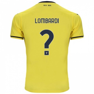 נשים Pierlorenzo Lombardi #0 צָהוֹב הרחק ג'רזי 2024/25 חולצה קצרה