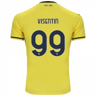 נשים Noemi Visentin #99 צָהוֹב הרחק ג'רזי 2024/25 חולצה קצרה