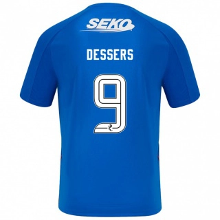 גברים Cyriel Dessers #9 כחול כהה ג'רזי ביתית 2024/25 חולצה קצרה