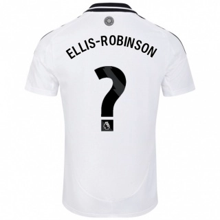 נשים Eddie Ellis-Robinson #0 לָבָן ג'רזי ביתית 2024/25 חולצה קצרה