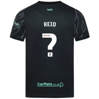 נשים Aaron Reid #0 ירוק שחור הרחק ג'רזי 2024/25 חולצה קצרה