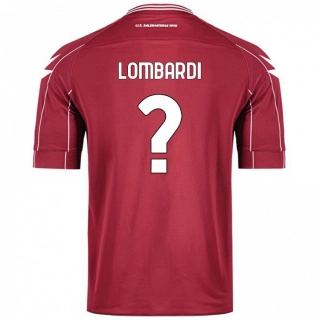ילדים Lorenzo Lombardi #0 בורדו ג'רזי ביתית 2024/25 חולצה קצרה