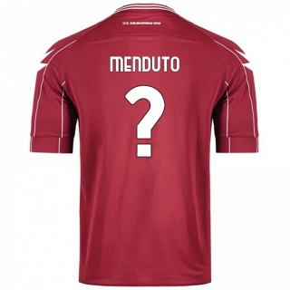 ילדים Walter Menduto #0 בורדו ג'רזי ביתית 2024/25 חולצה קצרה