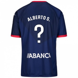 גברים Alberto Sánchez #0 כָּחוֹל כֵּהֶה הרחק ג'רזי 2024/25 חולצה קצרה