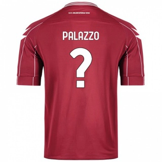 נשים Mario Palazzo #0 בורדו ג'רזי ביתית 2024/25 חולצה קצרה