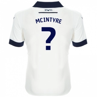 נשים Richard Mcintyre #0 כחול נייבי לבן הרחק ג'רזי 2024/25 חולצה קצרה