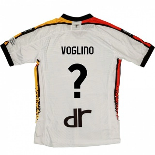 נשים Giacomo Voglino #0 לבן שחור הרחק ג'רזי 2024/25 חולצה קצרה