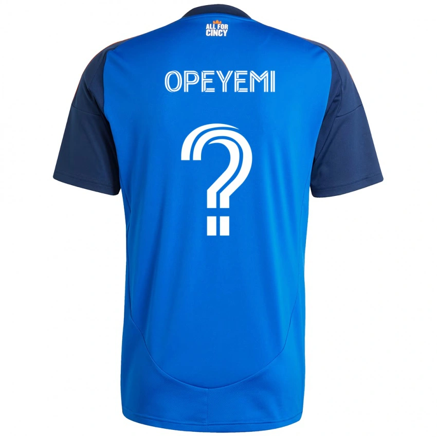 ילדים מונסורו עבדולסאלם אופיימי #0 לבן כחול כתום ג'רזי ביתית 2025/26 חולצה קצרה