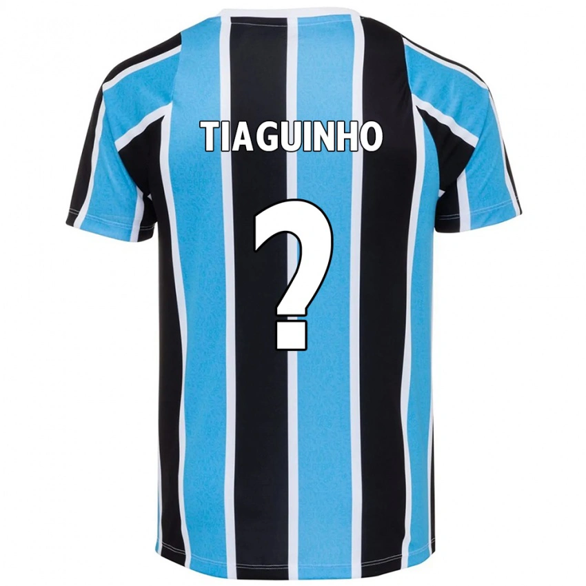ילדים Tiago #0 לבן כחול ג'רזי ביתית 2025/26 חולצה קצרה