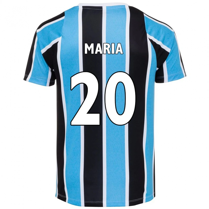 ילדים Maria De Lourdes Ribeiro Silva #20 לבן כחול ג'רזי ביתית 2025/26 חולצה קצרה
