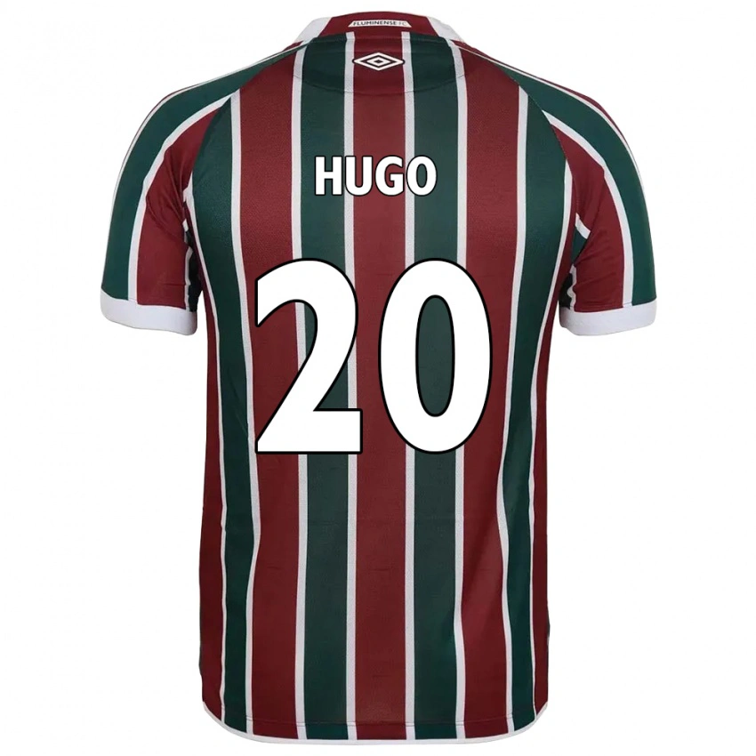 ילדים Victor Hugo #20 לבן ירוק חום-ערמוני ג'רזי ביתית 2025/26 חולצה קצרה