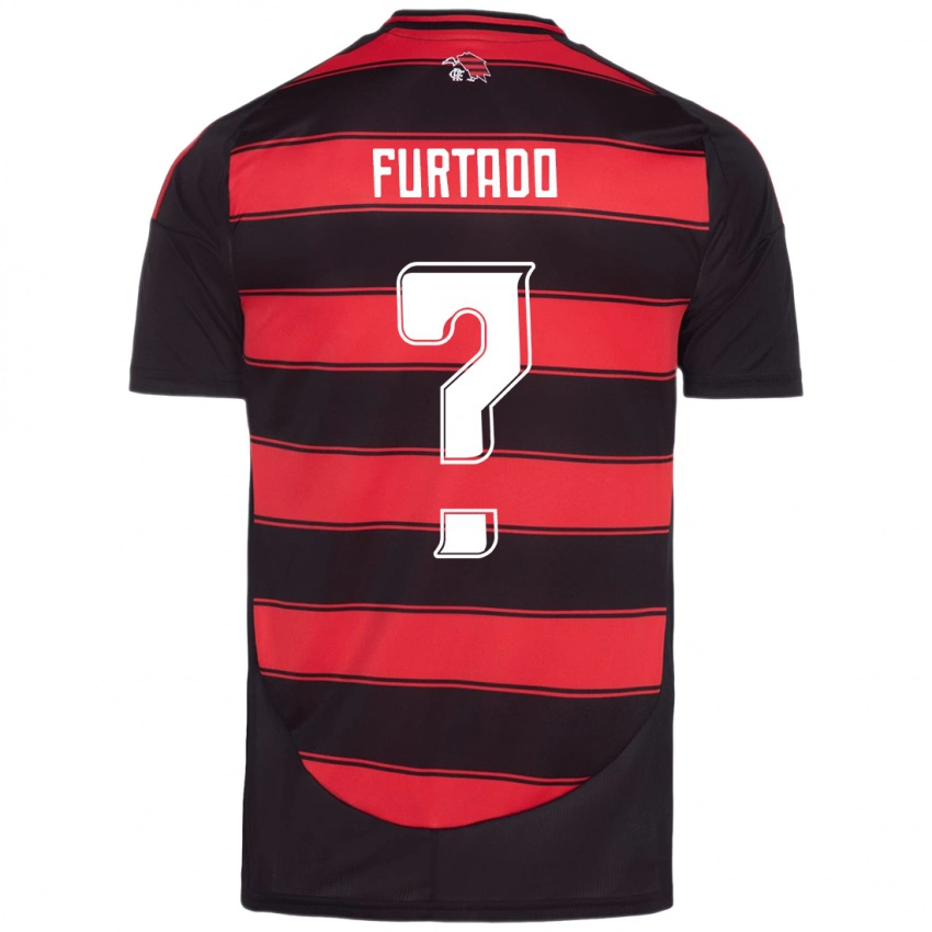 ילדים Lucas Furtado #0 לבן אדום ג'רזי ביתית 2025/26 חולצה קצרה