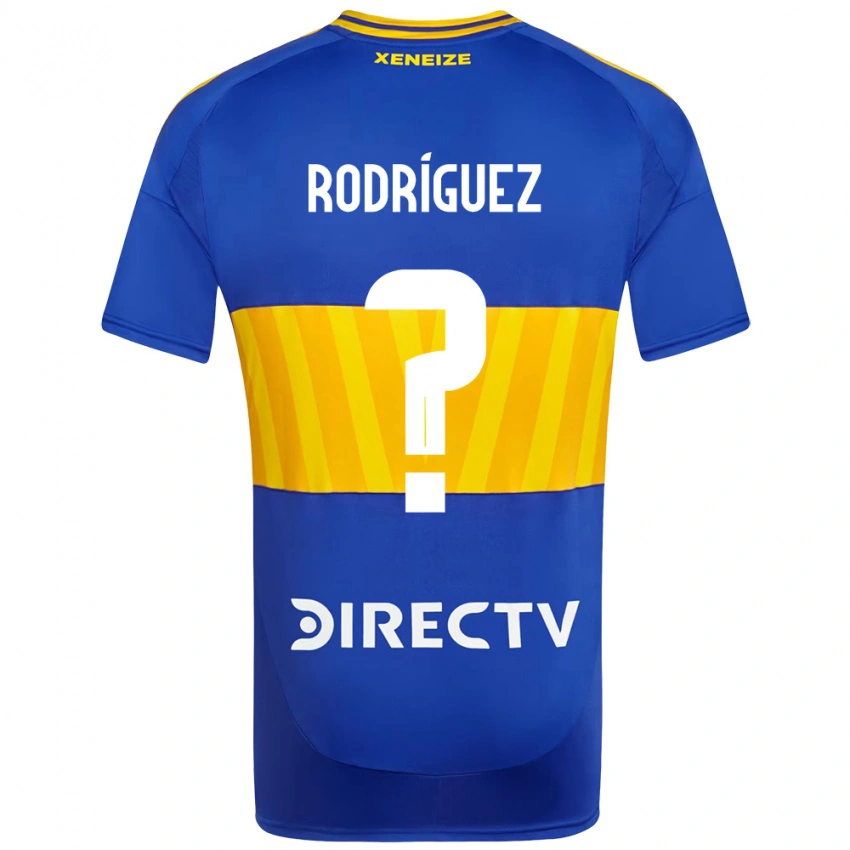 ילדים Tobías Rodríguez #0 לבן כחול ג'רזי ביתית 2025/26 חולצה קצרה