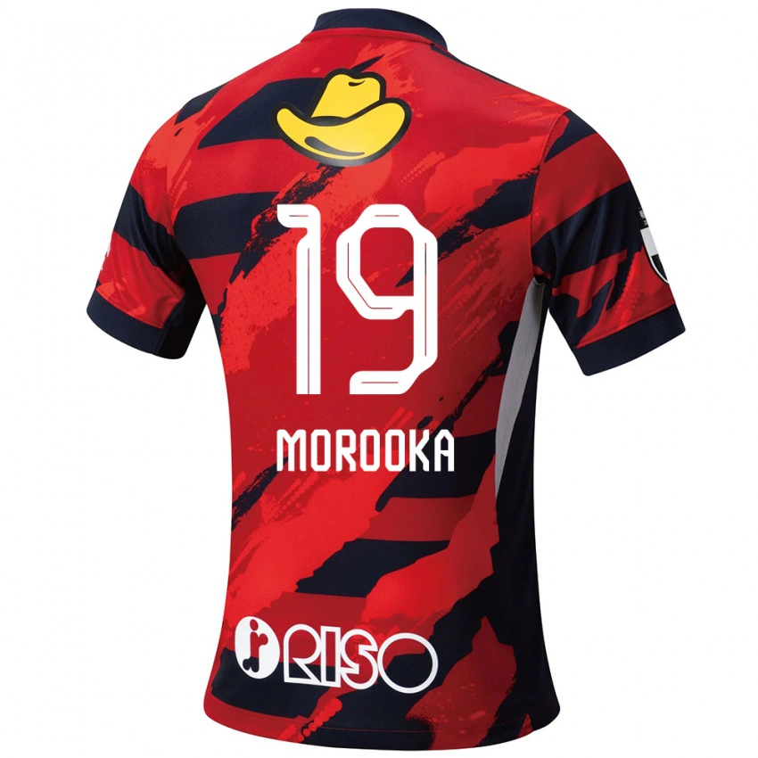 ילדים Shu Morooka #19 לבן שחור ג'רזי ביתית 2025/26 חולצה קצרה