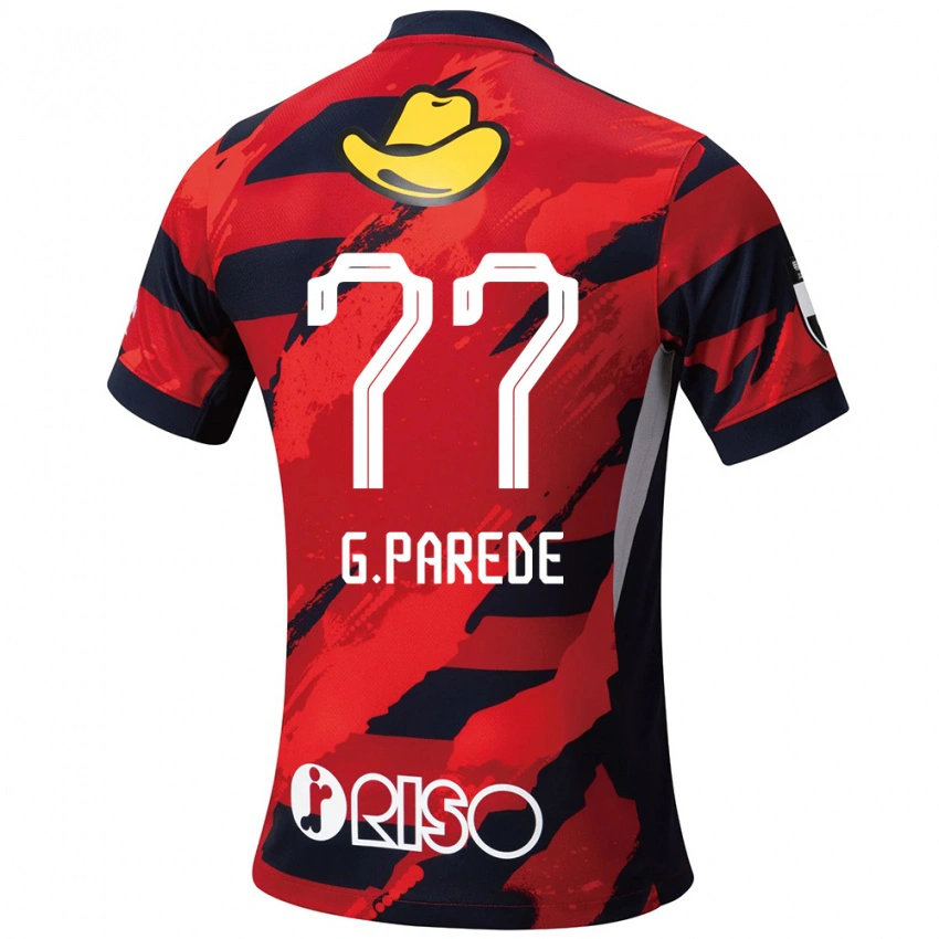 ילדים Guilherme Parede #77 לבן שחור ג'רזי ביתית 2025/26 חולצה קצרה