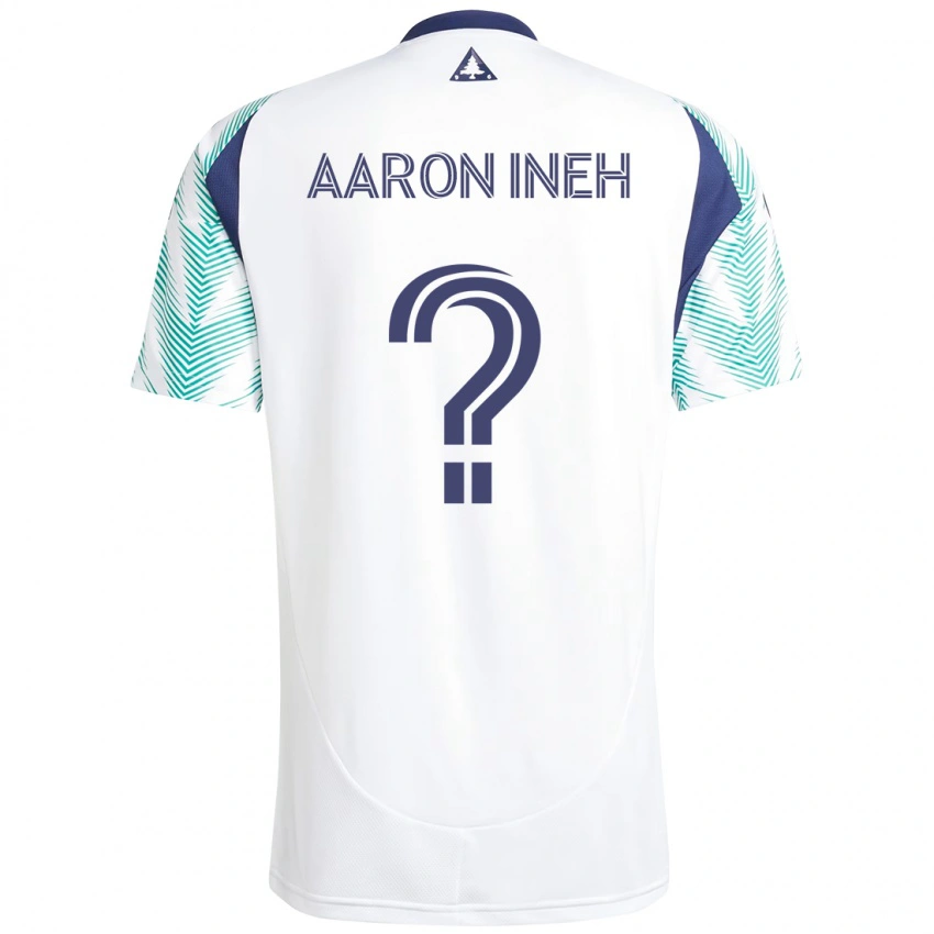 ילדים Aaron Ineh #0 כחול אדום הרחק ג'רזי 2025/26 חולצה קצרה
