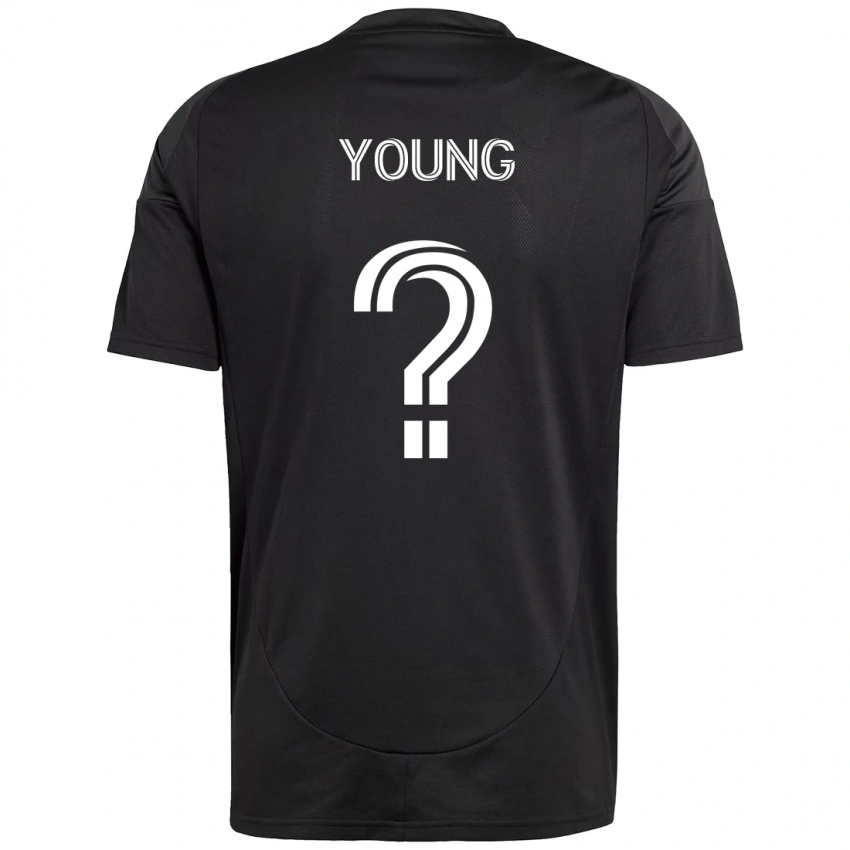 ילדים Chandler Young #0 תכלת שמיים לבן הרחק ג'רזי 2025/26 חולצה קצרה