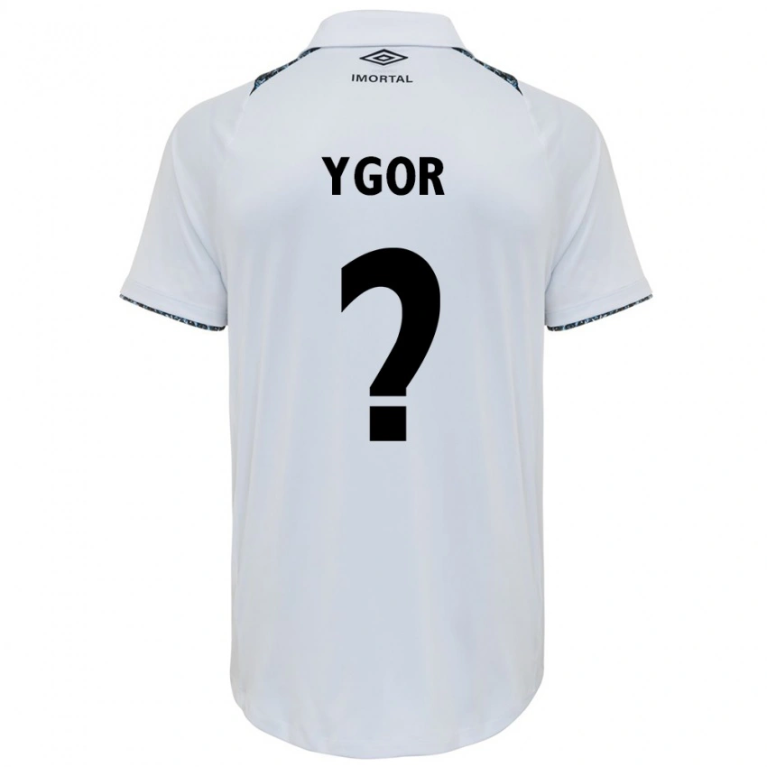 ילדים Ygor #0 כחול שחור לבן הרחק ג'רזי 2025/26 חולצה קצרה