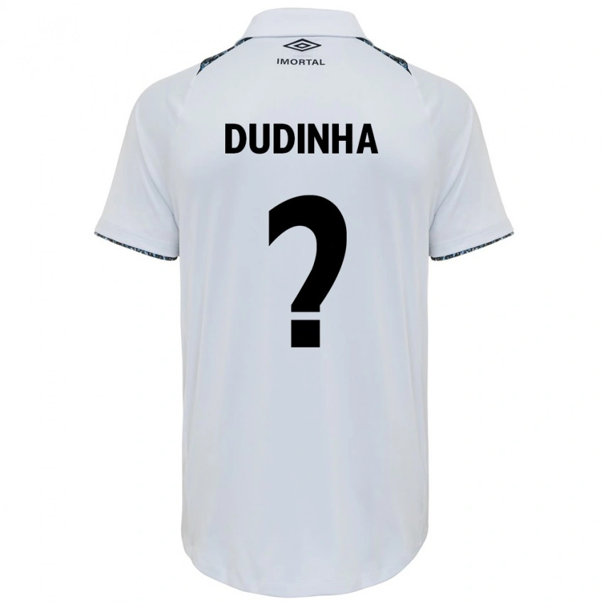 ילדים Dudinha #0 כחול שחור לבן הרחק ג'רזי 2025/26 חולצה קצרה