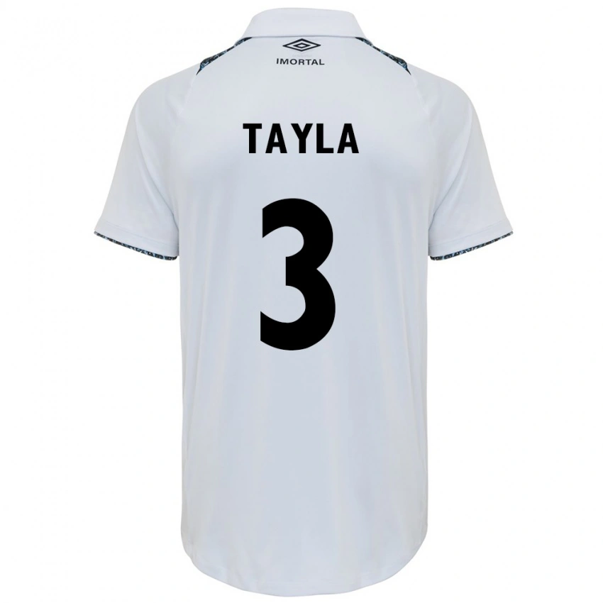 ילדים Tayla #3 כחול שחור לבן הרחק ג'רזי 2025/26 חולצה קצרה
