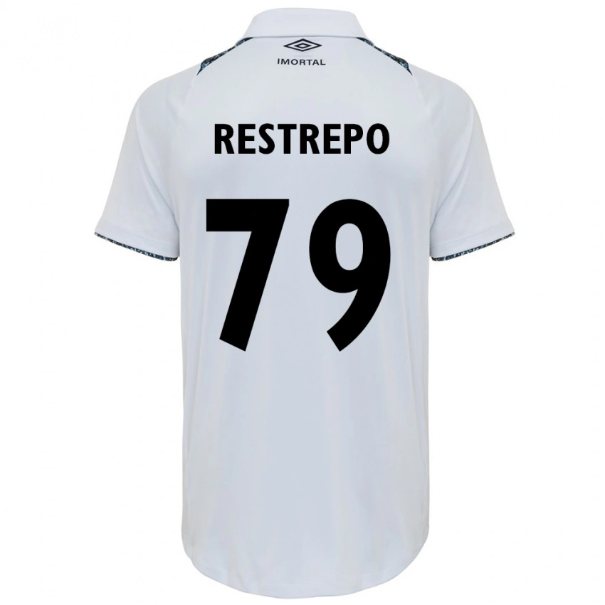 ילדים Kelly Restrepo #79 כחול שחור לבן הרחק ג'רזי 2025/26 חולצה קצרה