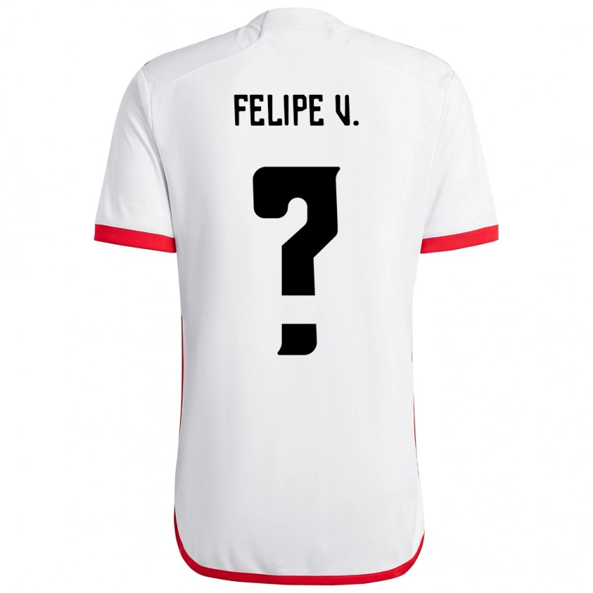 ילדים Felipe Vieira #0 אדום שחור הרחק ג'רזי 2025/26 חולצה קצרה