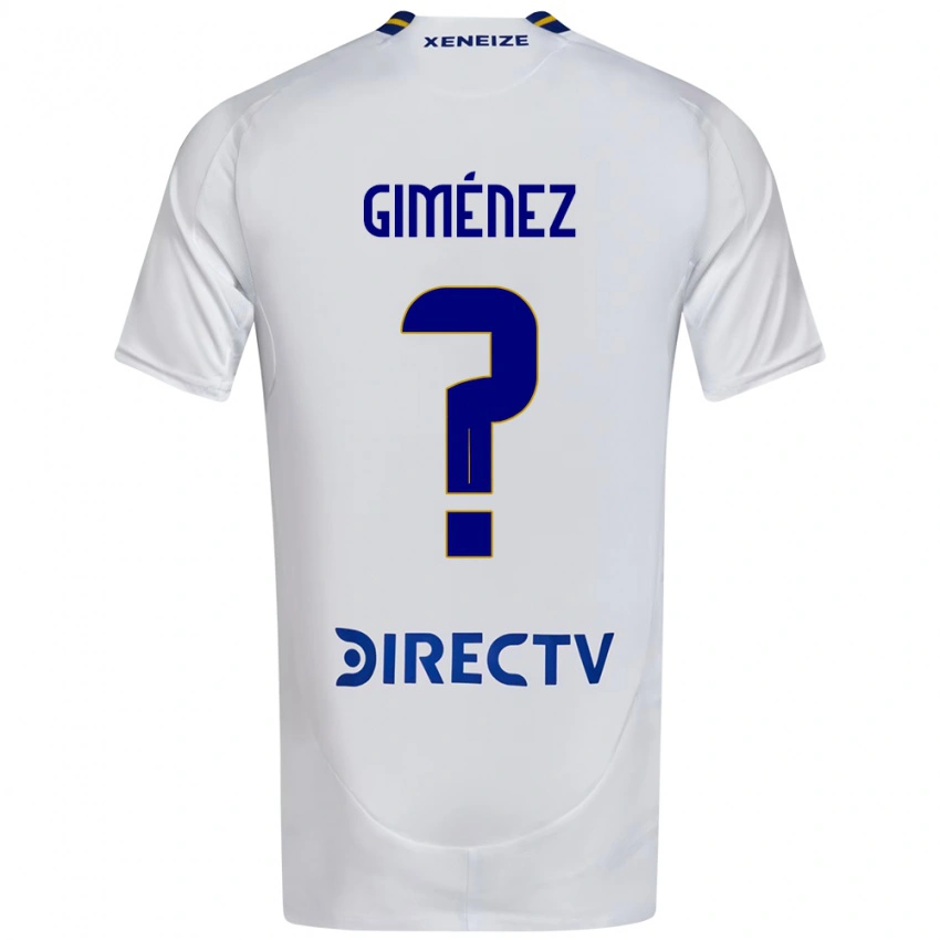 ילדים Kevin Giménez #0 כחול מלכותי צהוב הרחק ג'רזי 2025/26 חולצה קצרה