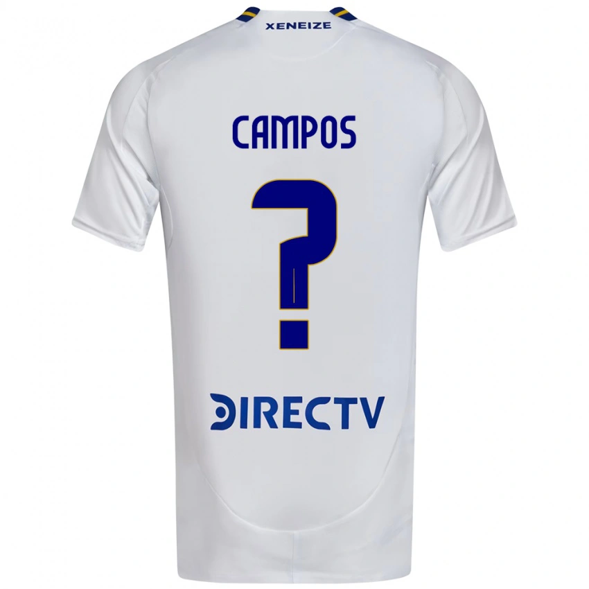 ילדים Jerónimo Campos #0 כחול מלכותי צהוב הרחק ג'רזי 2025/26 חולצה קצרה