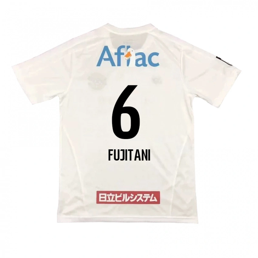 ילדים Atsuto Fujitani #6 שחור צהוב הרחק ג'רזי 2025/26 חולצה קצרה