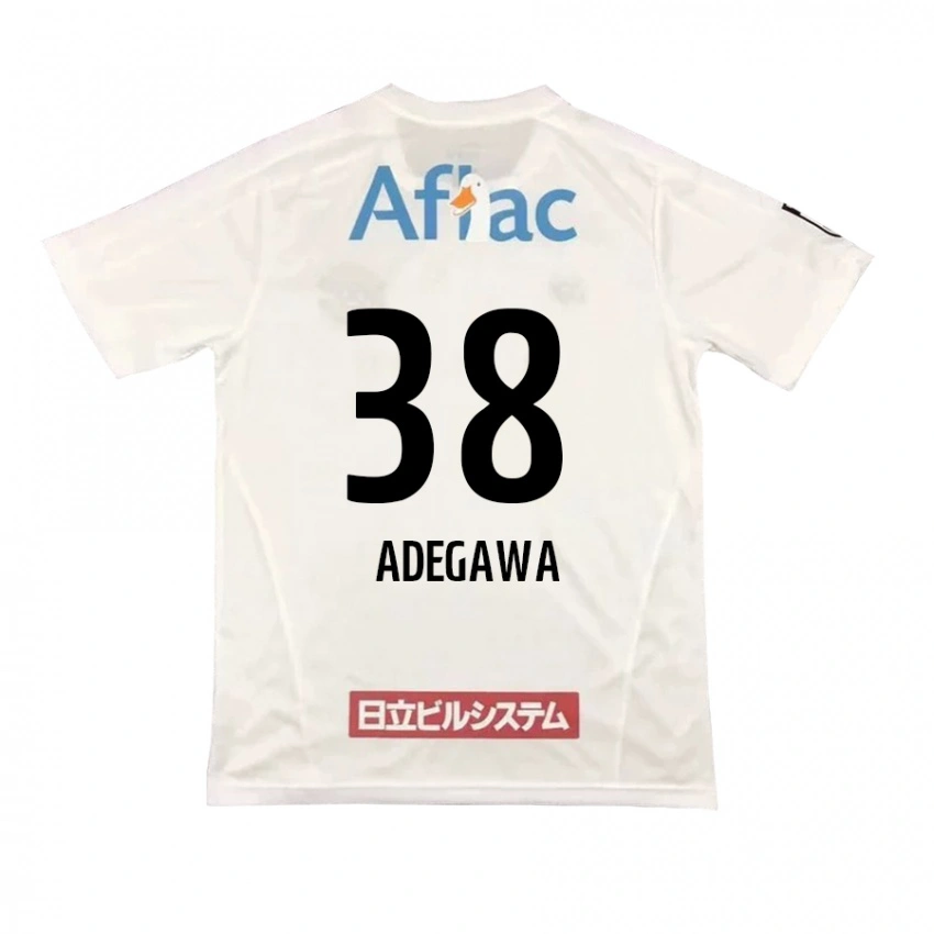 ילדים Koa Adegawa #38 שחור צהוב הרחק ג'רזי 2025/26 חולצה קצרה
