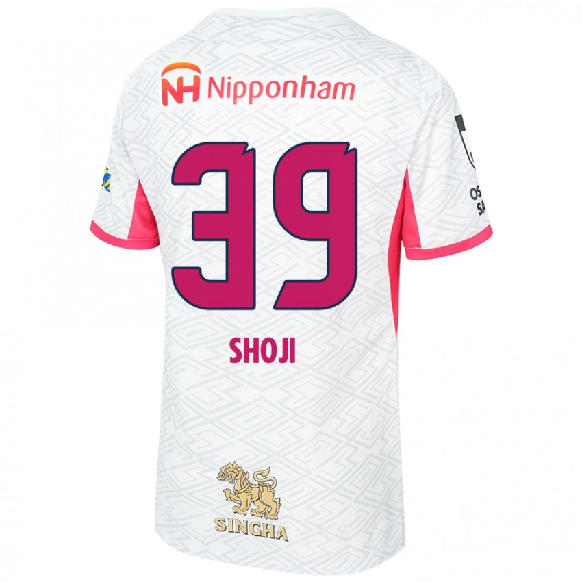ילדים Honoya Shoji #39 ורוד סאקורה לבן הרחק ג'רזי 2025/26 חולצה קצרה