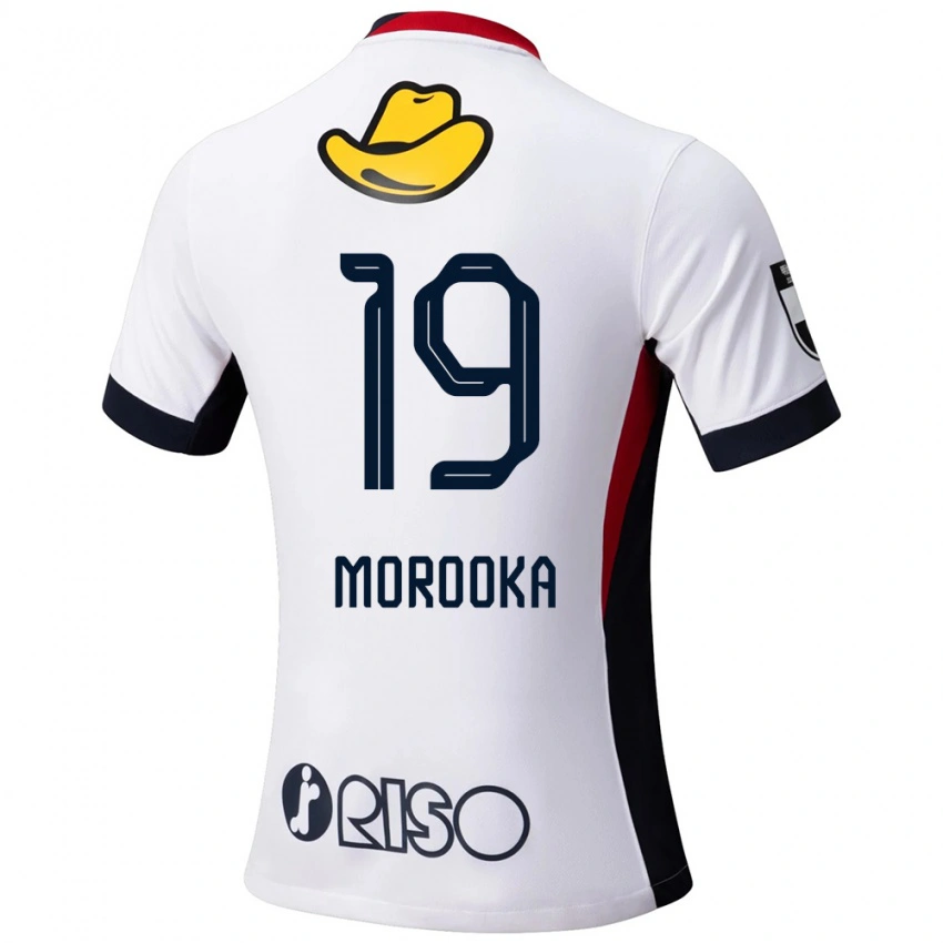 ילדים Shu Morooka #19 אדום שחור הרחק ג'רזי 2025/26 חולצה קצרה