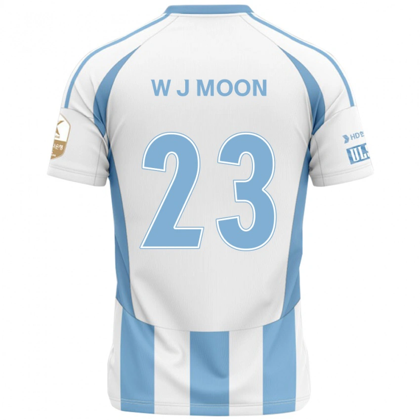 ילדים Ji-Won Moon #23 כחול מלכותי צהוב הרחק ג'רזי 2025/26 חולצה קצרה