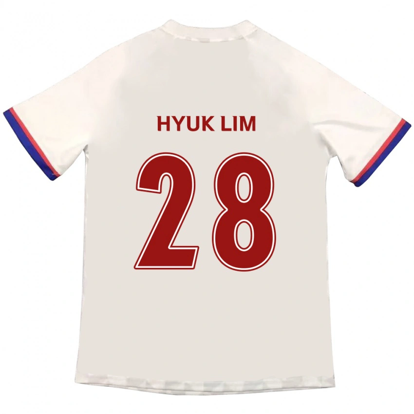 ילדים Hyuk Lim #28 כחול מלכותי אדום הרחק ג'רזי 2025/26 חולצה קצרה