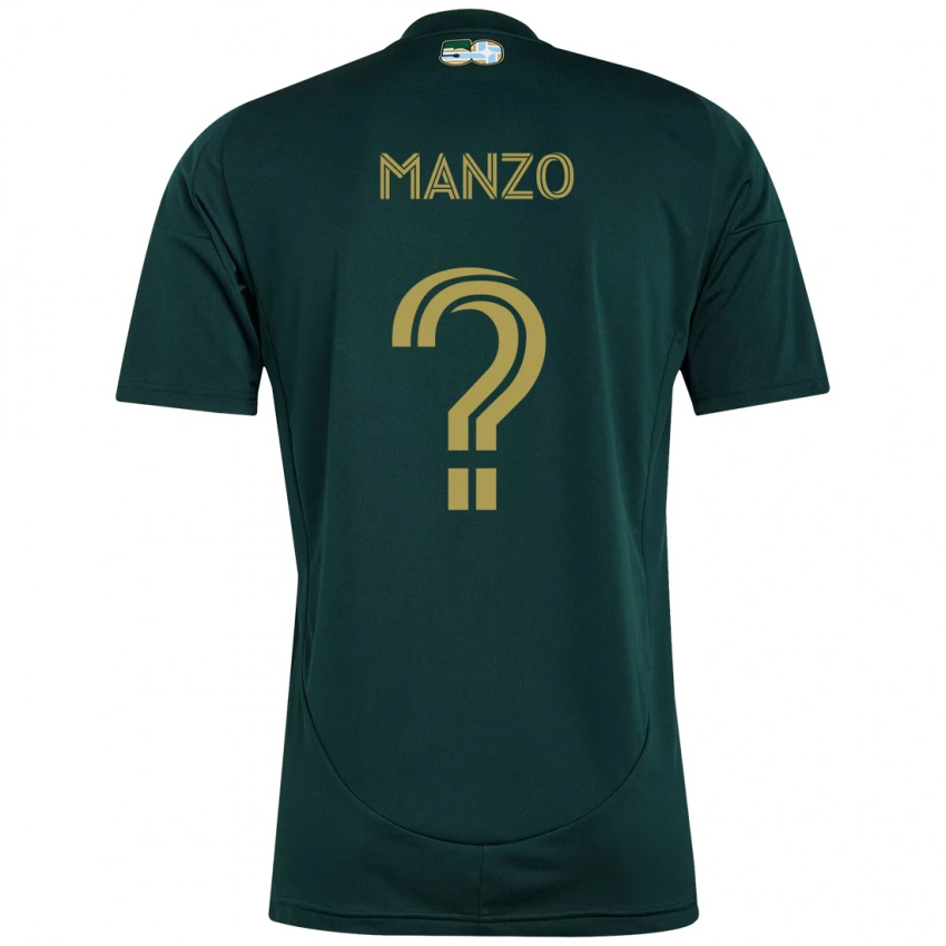 גברים Alexis Manzo #0 בז' ירוק ג'רזי ביתית 2025/26 חולצה קצרה