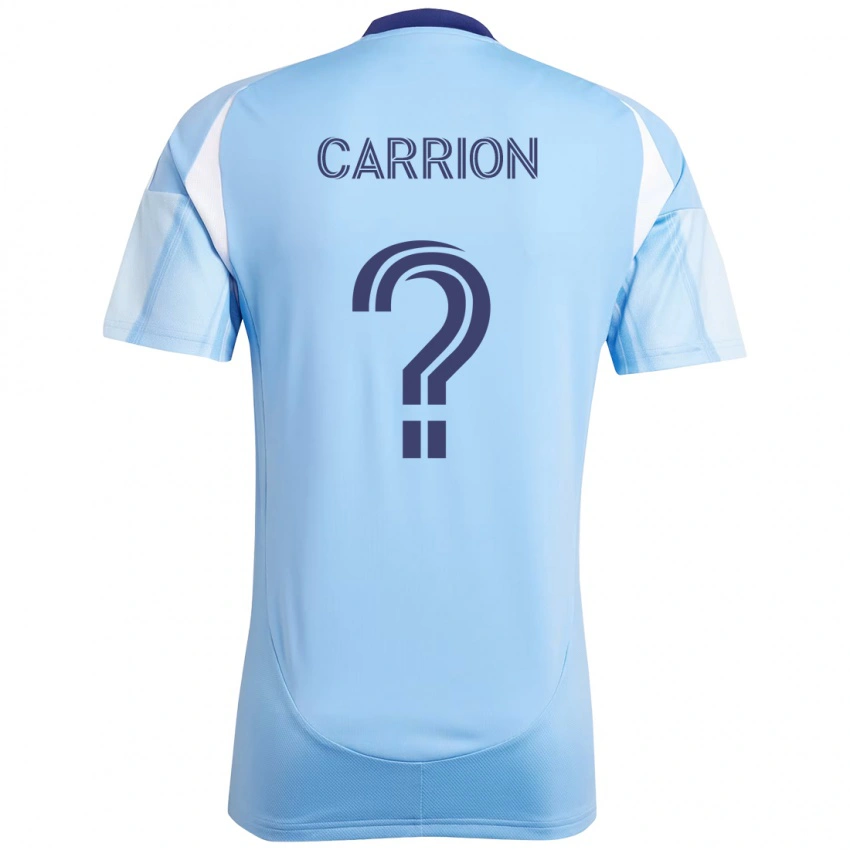 גברים Emanuel Carrion #0 שחור כחול כתום ג'רזי ביתית 2025/26 חולצה קצרה