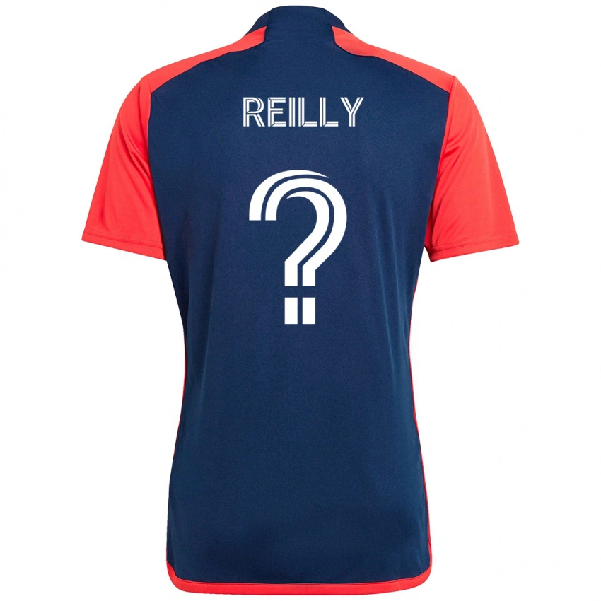 גברים Aidan Reilly #0 לבן כחול ג'רזי ביתית 2025/26 חולצה קצרה